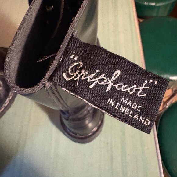 Mens Solovair Gripfast Black 14 Eye Steel Toe Capped Derby Boots UK 10 US 11 - Picture 6 of 14